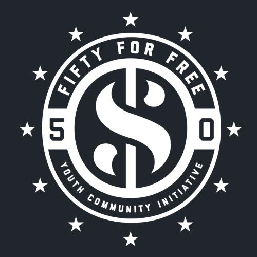 Fifty for Free Youth Community Initiative logo